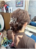 【ヘアセット】ミディアムアップ /茅ヶ崎ヘアセット/早朝セット