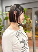 イメチェン/ホワイトブロンド/外ハネボブ/美髪/名駅a21