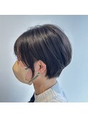 透明感のあるショートスタイル