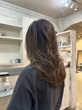 グリーン ユウヒガオカ green Yuhigaoka レイヤーカット