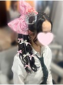 サイドポニーテール