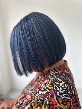 ソイクフ 高田馬場店(SOY-KUFU) 20代30代40代◎似合わせカット夏透明感ブルーボブ