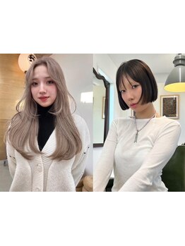 デザインカラーにこだわったstylistがあなたに似合うstyleを見つけます。絶妙なニュアンスカラーもお任せ☆