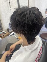 ブランブラン(Blanc blanc)&nbsp;波巻きセンターパートウルフ