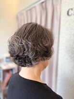 クロス(CROSS)&nbsp;ひし形/ミセスパーマ/60代70代/ミセスヘア