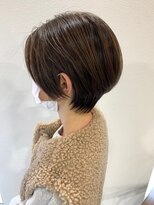 ルーチェココ ブラン(Lu'ce coco blanc)&nbsp;ナチュラル艶感×丸みショート【チェリーブラウン】