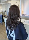 透明感アッシュブラウン