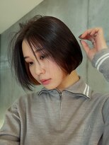 オーレント(AULENT)&nbsp;前下がりショート・ボブ/絶壁解消/前髪なし/20代/30代/内巻き