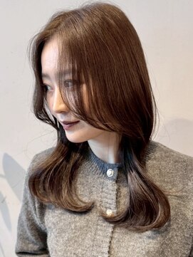 バックステージ back stage ミディアムレイヤー顔周りレイヤー似合せカット前髪くびれヘア