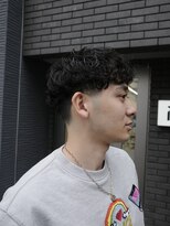 テンション(tension)&nbsp;メンズシャドウパーマテーパーフェード札幌駅大通駅バスセンター