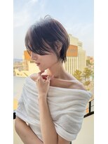 アグ ヘアー ネスト 茨木店(Agu hair nest)&nbsp;大人ショートボブ 20代30代40代ヘア 小顔 大阪クビレ茨木