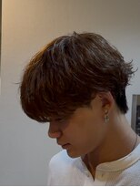 メゾンフォーメン 心斎橋店(Maison for men)&nbsp;シャドウパーマ/メンズパーマ/緩め波巻きパーマ／センターパート