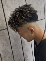 エン(en) ツイストスパイラル緩め×ホワイトメッシュ