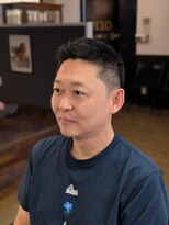 ワンワンオー バーバーショップ 博多店(@110 BARBER SHOP)&nbsp;ツーブロックショートカルマヘアスリックバックジェットフェード