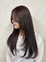 オルヘアー 新安城(olu.hair) BIKAKUストレート×フェイスレイヤー