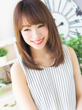 ジュレベール(JurerBelle) 【ジュレベール 松田】 爽やか美しく輝くストレートセミディ☆