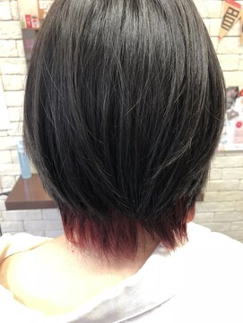 スロープ(SLOPE) ショートボブ×インナーカラー