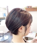 クラウドゼロ(Cloud zero) リアルカット丸みショートボブ 【Cloud zero】 担当伊藤