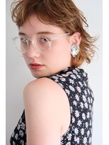 ラレイ(Lalei)&nbsp;【表参道/青山】イエローベージュ×エッジショート【ささき】