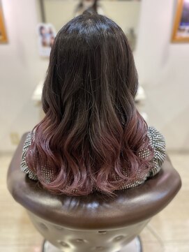 アンプヘアー 六地蔵店(unpeu hair) 大人っぽグラデーションカラー
