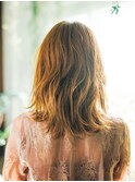 伸ばしかけヘア♪ベージュカラー☆大人かわいい
