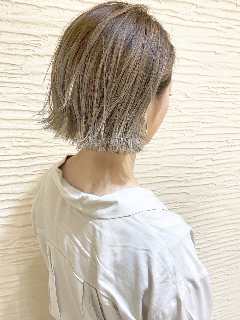 morio】札幌ボブ 秋のグラデーションカラー×外ハネボブ：L086077026