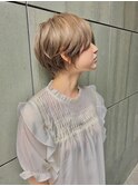 ハイトーンベージュハンサムショートkchiara福岡天神川野直人