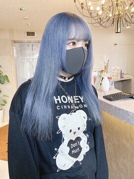 ソワンドブレスセルン 心斎橋(soin de brace cerne) ブルーシルバー×ハイトーン