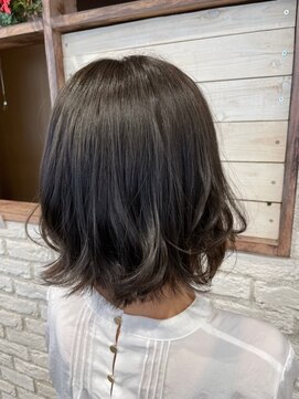 シェリール 八千代台駅(CHERIR) カーキグレージュ×顎ラインボブ