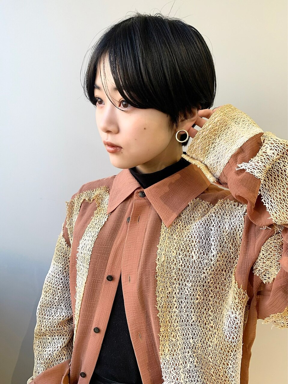 2025年春】ショート センターパートの髪型・ヘアアレンジ｜人気