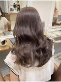 華やかさのある艶髪カラー＆韓国ミックスヘア【横浜】