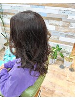 ハウオリ ヘアーワークス(Hauoli hair works)&nbsp;レイヤースタイル×グレーピンクカラー