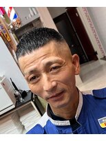 ピシャッとニ代目銀二郎&nbsp;スキンフェードカット【広島/理容室/バーバー】