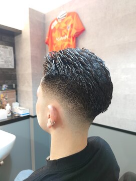 グロウヘアワークス トウキョウ(grow hair works tokyo) Grow hair works tokyo /  七三フェードスタイル