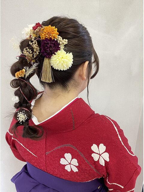 卒業式ヘアアレンジ