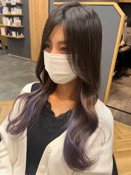 アルター(aL ter) イヤリングカラー×ラベンダーグレージュ