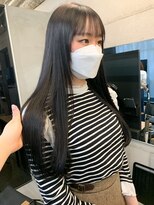 アリュウル 表参道 青山(Allure) 人気のフルバング×艶髪ダークラベンダーカラー♪