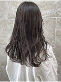 ベージュ×アッシュ