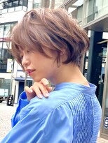 ジエクト 本店(The Ect)&nbsp;★◎斜めバンググレージュカラーシルキーベージュデザインカラー