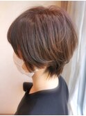 似合わせショート小顔ヘアシアーカラーミルキーベージュ/池袋