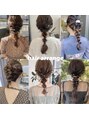 ヘアーアイスカルテット(HAIR ICI QUARTET) ヘアセット、ヘアアレンジも得意です！