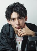 ツーブロック ショート ツイストスパイラルパーマ