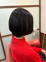 ムードコア 関内店(mu;d Coa) ナチュラルショートボブ
