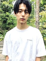 ノイ(noi)&nbsp;センターパートニュアンスパーマツーブロックメンズマッシュ