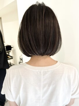 ネイロ バイ ジルブラン 葛西(NeiRo by JIL BLAN) レイヤーカットハイライト白髪ぼかしミディアムダブルカラーボブ