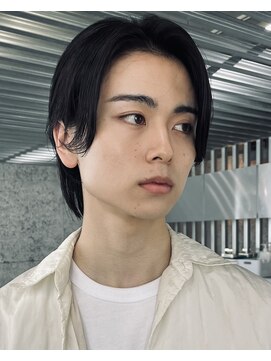 バイフィフス 原宿/表参道(by fifth) メンズシースルーマッシュニュアンスパーマシャドウパーマテテ風