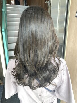 アヴァンス 天王寺店(AVANCE.) 髪質改善カラー×カーキベージュ