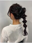 ダウンスタイル　ヘアセット　成田和樹