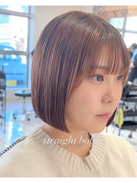 ヘアーアンドメイク サワ 上田本店(SAWA) 20代30代縮毛矯正髪質改善ストレートボブ小顔補正カット