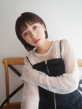 ガーランド (Garland) 切りっぱなしボブ/顔周りレイヤー/前髪/原宿神宮前